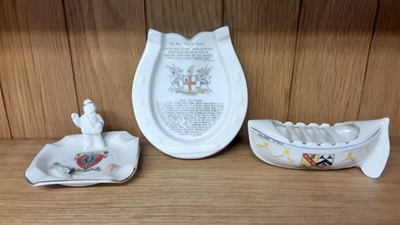 Lot 170 - Selection of Crested China models including figures and animals, various manufacturers to include Arcadian, Rowena and Willow Art