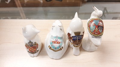 Lot 170 - Selection of Crested China models including figures and animals, various manufacturers to include Arcadian, Rowena and Willow Art