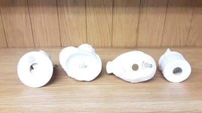Lot 171 - Selection of Crested China models including Ducks, Cats, Dogs etc, various manufacturers to include W.H Goss, Arcadian and Willow Art