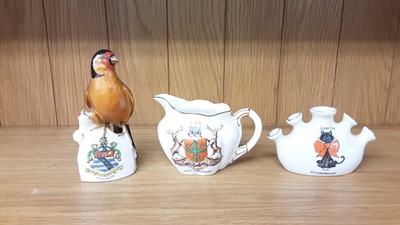 Lot 172 - Selection of Crested China models including Horses, Cats, Camel etc, various manufacturers to include Tuscan, Carlton and Arcadian