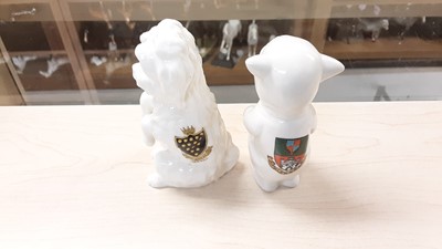 Lot 172 - Selection of Crested China models including Horses, Cats, Camel etc, various manufacturers to include Tuscan, Carlton and Arcadian