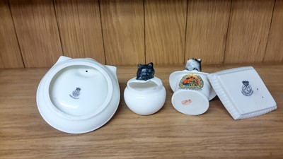 Lot 172 - Selection of Crested China models including Horses, Cats, Camel etc, various manufacturers to include Tuscan, Carlton and Arcadian