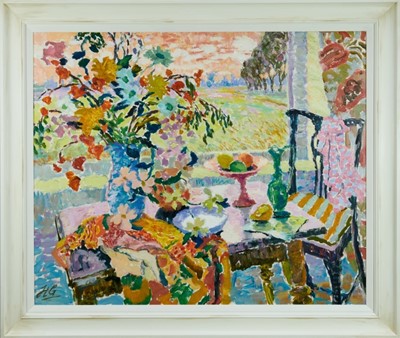 Lot 1165 - *Hugo Grenville (b.1958) oil on canvas, Winter Sun, initialled, framed