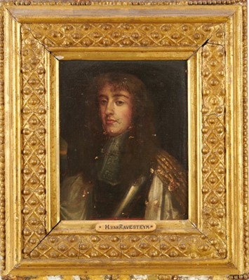 Lot 950 - After Jan Anthonisz Van Ravesteyn (c.1570-1657) oil on panel - portrait of 
Prince Rupert, 20cm x 16cm, in gilt frame