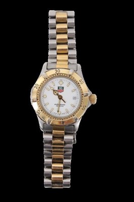 Lot 126 - Ladies Tag Heuer Professional bi-metal wristwatch