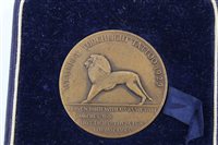 Lot 171 - G.B. bronze medallion issued to commemorate...