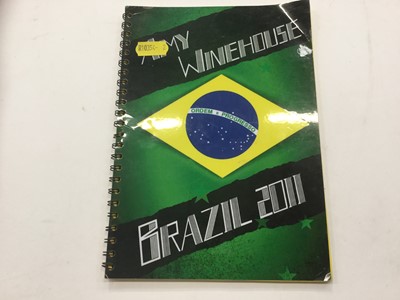 Lot 1529 - Original Amy Winehouse 2011 Brazil Tour information pack (with provenance)