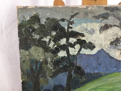 Lot 1252 - *Lucy Harwood - oil on canvas - Landscape