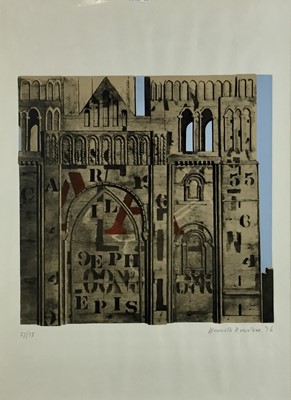 Lot 131 - Kenneth Rowntree (1915-1997) Durham cathedral, print