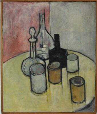 Lot 1049 - Douglas Pittuck (1911-1993), oil on board, Still life
