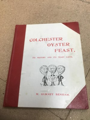 Lot 1710 - W. Gurney Bentham, Colchester Oyster Feast, pub. 1902