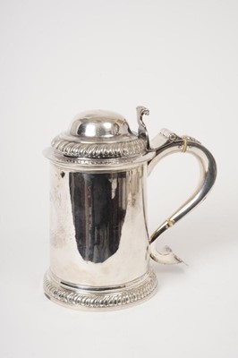 Lot 283 - Lidded Tankard. John Langlands 1772. Newcastle.