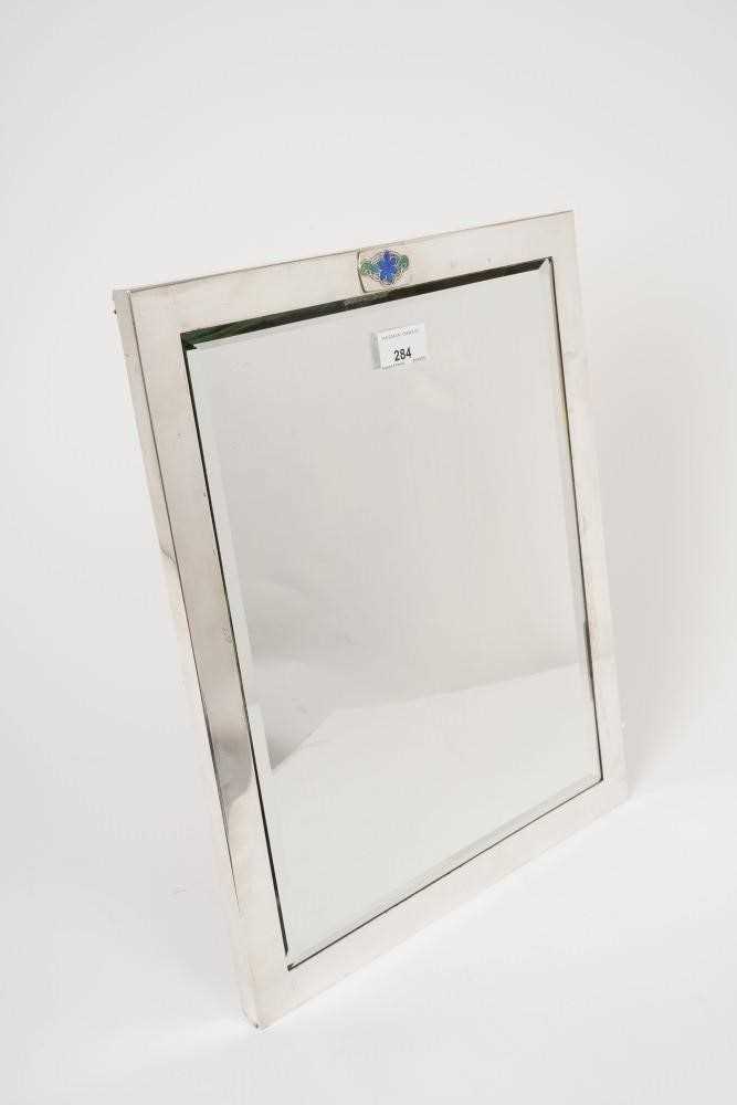 Lot 284 - 1930s Tiffany silver dressing table mirror