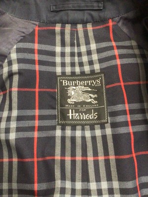Lot 2238 - Gentlemen's Burberry's Navy mac.