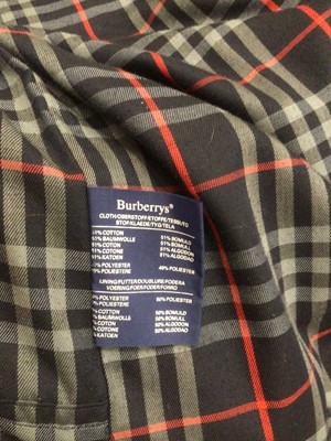 Lot 2238 - Gentlemen's Burberry's Navy mac.