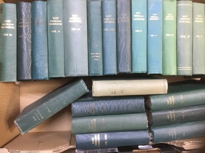 Lot 1766 - East Anglian Magazines, 22 bound volumes. From Vol 6, 1946