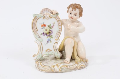 Lot 53 - Meissen porcelain ornament
