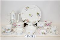 Lot 2099 - Shelley Wild Flowers tea set (22 pieces),...