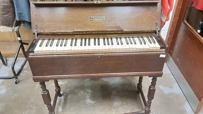 Lot 2375 - Dulcitone in oak case, early 20th century