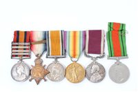 Lot 507 - Boer War and later Long Service and Good...