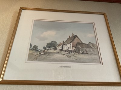 Lot 81 - *Arthur Edward Davies (1893-1989) three watercolours, Broadland landscapes