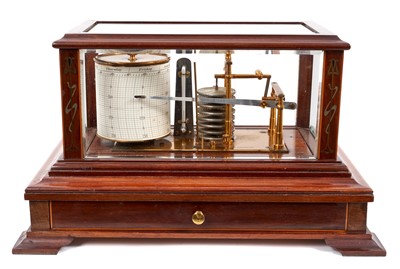 Lot 703 - Good quality Edwardian barograph by Hezzanith