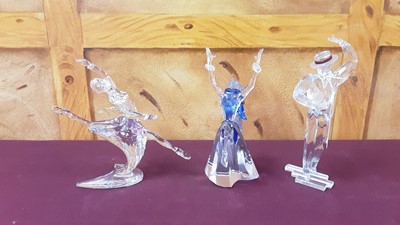 Lot 1267 - Three Swarovski Magic of Dance figures
