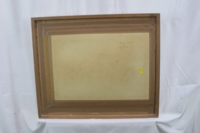 Lot 1255 - Henry Bright (1810-1873) pencil and chalk - bridge over a stream, initialled and dated 1832, 26cm x 37cm, in glazed frame