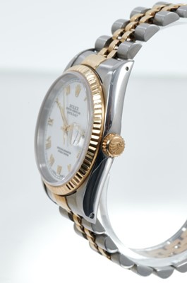 Lot 560 - Gentlemen’s Rolex Oyster Perpetual DateJust gold and steel wristwatch