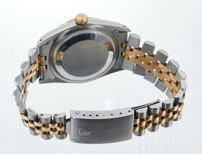 Lot 560 - Gentlemen’s Rolex Oyster Perpetual DateJust gold and steel wristwatch