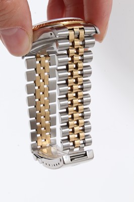 Lot 560 - Gentlemen’s Rolex Oyster Perpetual DateJust gold and steel wristwatch