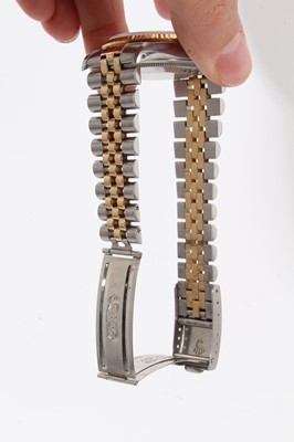 Lot 560 - Gentlemen’s Rolex Oyster Perpetual DateJust gold and steel wristwatch