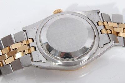 Lot 560 - Gentlemen’s Rolex Oyster Perpetual DateJust gold and steel wristwatch