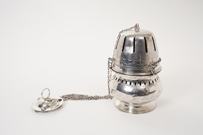 Lot 268 - 18th century thurible possibly Jacques Ladouille Liège C. 1770.