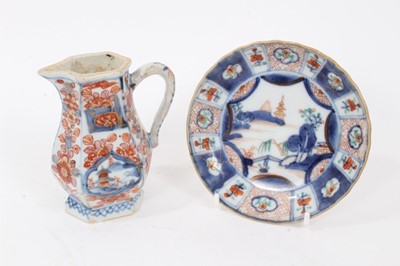 Lot 116 - 18th century Chinese Imari jug and saucer