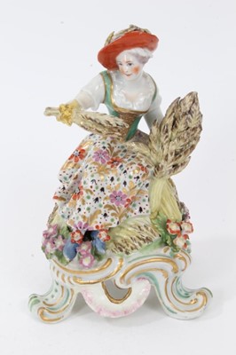 Lot 149 - A Bow figure, emblematic of Summer, circa 1765