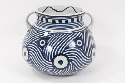 Lot 154 - A large two handled vase