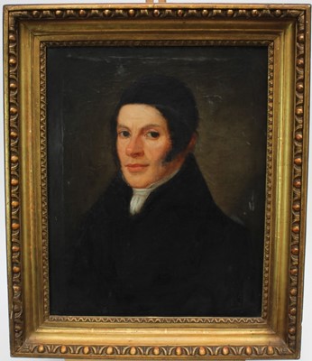 Lot 1137 - Early 19th century Austro- Hungarian portrait of a Jewish gentleman, believed to be from the family of Schlesinger