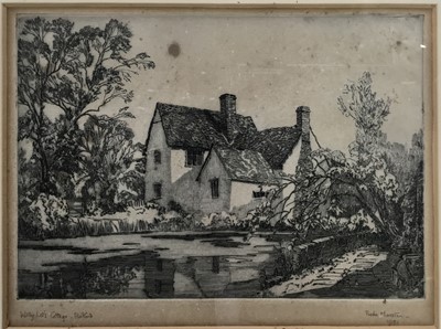 Lot 57 - Freda Marston (1895-1949), pair of pencil signed etchings