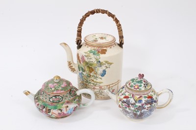 Lot 197 - Three Oriental teapots