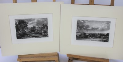 Lot 1123 - John Constable (1776-1837) two mezzotints - The Glebe Farm and A Summerland, 21cm x 30cm, mounted