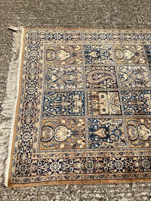Lot 1431 - Indian rug with formal foliate reserves