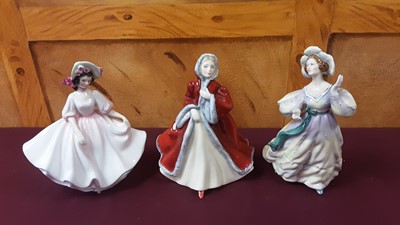 Lot 1162 - Thirteen Royal Doulton and NAO figures
