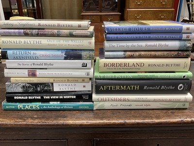 Lot 62 - Ronald Blythe, collection of eighteen books, some illustrated by John Nash, Goethe's with another related volume (19)