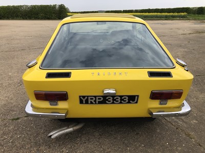 Lot 7 - 1971 Trident Venturer 3.0 V6 Coupe, manual, Reg. No. YRP 333J, finished in yellow