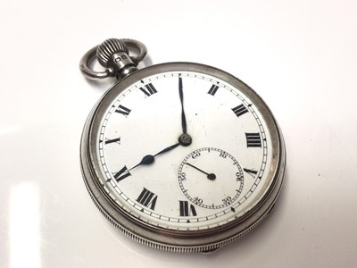Lot 41 - Longines Quartz wristwatch and a silver cased pocket watch