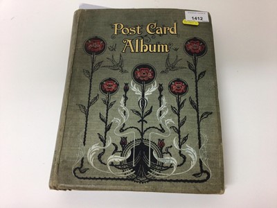 Lot 1412 - Postcard album containing mainly Naval destroyers