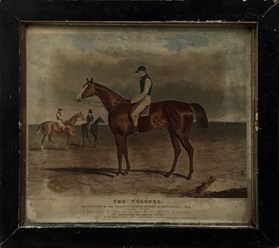 Lot 71 - After J F Herring, two aquatints of racehorses - ‘The Colonel’ and ‘Memnon’
