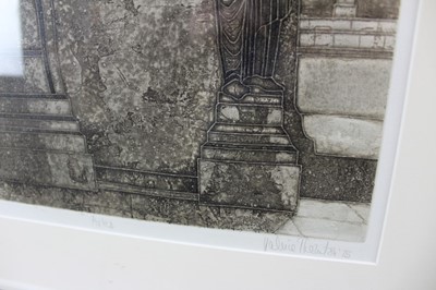 Lot 1103 - *Valerie Thornton (1931-1991) signed Artists proof etching - Arles, signed and dated ‘75