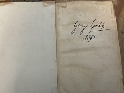 Lot 1737 - Works of Francis Fenelon, Dublin 1822, with Tolpuddle Martyrs interest